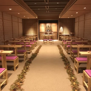 神殿はとても落ち着いた印象でした。|647489さんのアゴーラ福岡 山の上ホテル&スパ（ウエディング取扱終了）の写真(1694902)