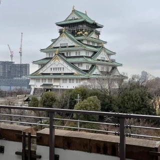 屋上のパーティ会場