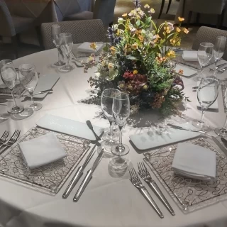 雰囲気のよい披露宴会場でした。