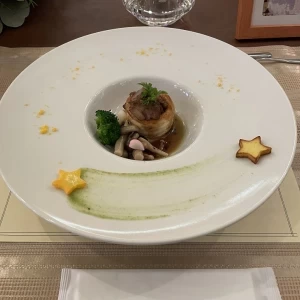 前菜(カモ肉のロースト)|647844さんのセントポーリア教会 シャルム・ド・ナチュール（営業終了）の写真(1699595)
