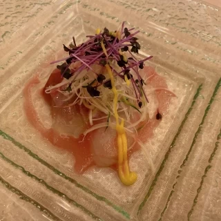 カルパッチョめちゃくちゃ美味しかったです！