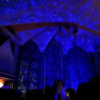 プラネタリウムの様子です。