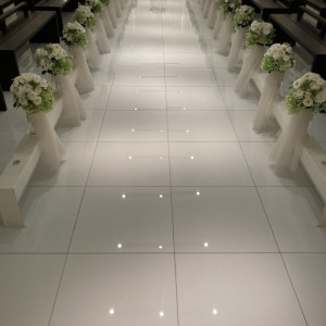 ピカピカの床。ウエディングドレスが映える|647868さんの千草ホテルの写真(1788698)