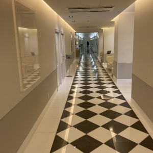 披露宴会場までの廊下|647868さんのHOTEL GREGES（オテルグレージュ）の写真(1713682)
