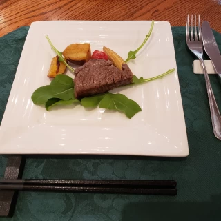 宮崎牛のステーキ