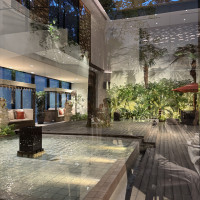 披露宴会場からガーデンが見えました