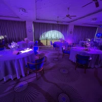 ゲストハウス内の披露宴会場