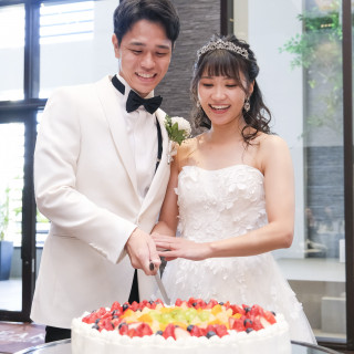 ケーキ入刀