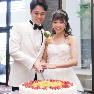 ケーキ入刀