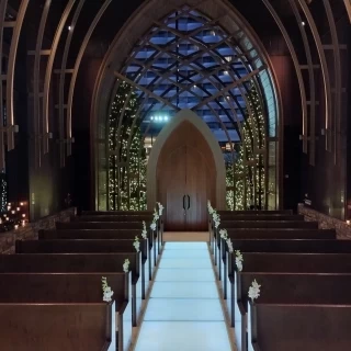 クリスマスシーズンだったのでクリスマスツリーがありました