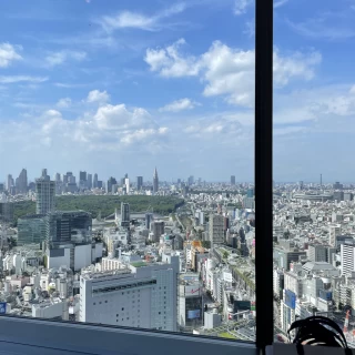 会場から見た外の景色