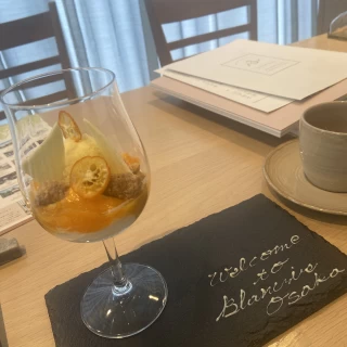 会場見学の試食デザート
