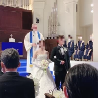 チャペル退場前