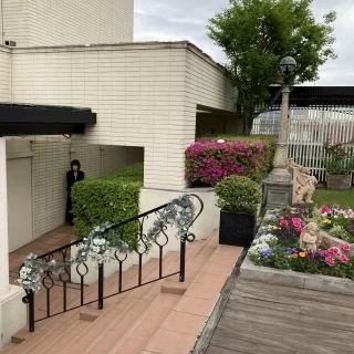 チャペルまでのところも素敵でした。