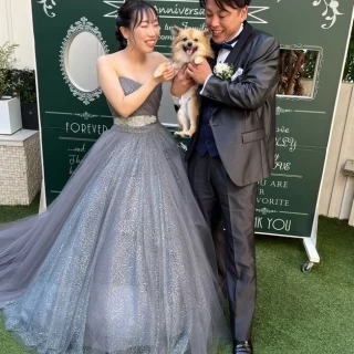 お庭で屋根を開けた状態でした。