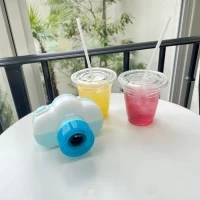 ウェルカムドリンクとシャボン玉カメラ