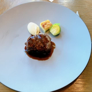 国産の牛の試食