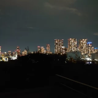 会場から見える景色