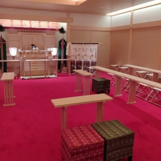 神前式実施時の参列者の席と近さ