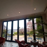 窓から見える庭