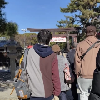 境内
十日戎は人がたくさんきます