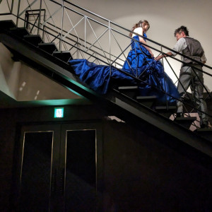 階段からの登場ができました|649883さんのヴィラ・デ・マリアージュ 松本の写真(1714561)