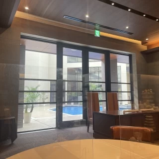 式場内の披露宴会場です。