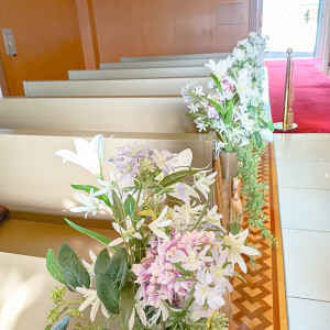 お花は造花か生花か選べます|649997さんのローズホテル横浜 別邸 ザ・ローズレジデンスの写真(1921616)