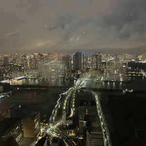 曇っていたので夜景もぼんやり|650142さんのグラン ブリエ 東京の写真(1715779)