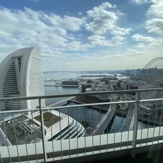 披露宴会場から見える景色