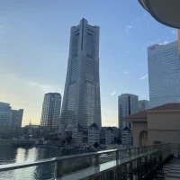 披露宴会場ザクラブの外の景色