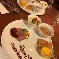 フェア参加でのディナー試食
