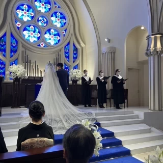チャペルの階段が低くて歩きやすかったです