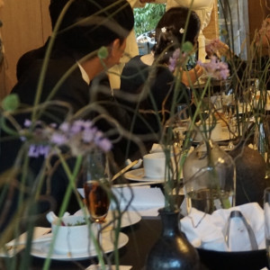 披露宴会場のテーブル・お花|650934さんのMAYA（マヤ）の写真(2044330)