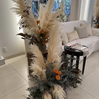 メイン席のお花