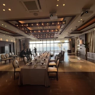 海が見える披露宴会場