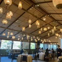 パゴダの会場は天井がきれいです
