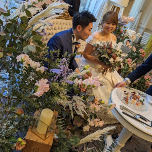 高砂お花|651354さんのGRAN SUITE（グラン スイート）/FIVESTAR WEDDINGの写真(1725029)