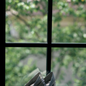 控え室から中庭を眺めることができます|651396さんの旧軽井沢KIKYOキュリオ・コレクションbyヒルトン(元:旧軽井沢ホテル)の写真(1874134)