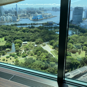 ホテル高層階からの景色、浜離宮恩賜庭園が見渡せます|651488さんのコンラッド東京の写真(2131279)