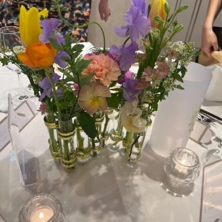 お気に入りのテーブル装花