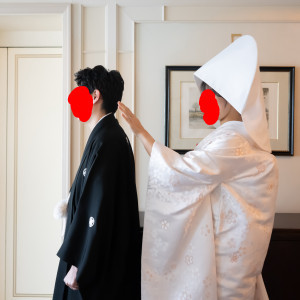 エレベーター前でファーストミート|651931さんのホテル椿山荘東京の写真(2118263)