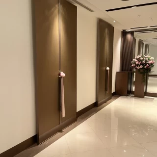 挙式会場前