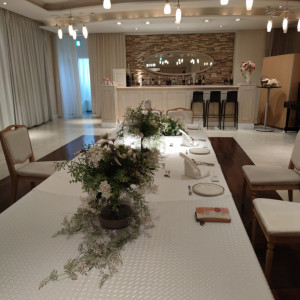 準備の整った披露宴会場です。|652064さんの小さな結婚式 神戸西宮店（サンパレス六甲）の写真(1729741)