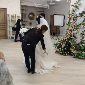 フォトスタジオの様子です|652064さんの小さな結婚式 神戸西宮店（サンパレス六甲）の写真(1729738)