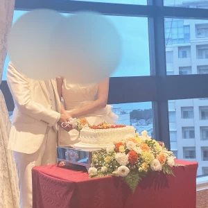 ケーキカット|652119さんの五十嵐邸 結の写真(1736192)