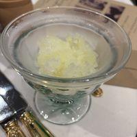 口直しのシャーベットです