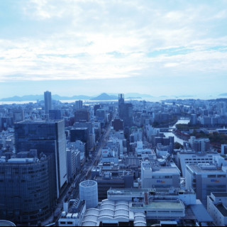 披露宴会場の窓からは広島の街を一望できます。