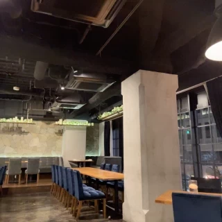 シックな色合いの披露宴会場です。
