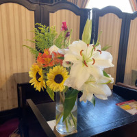 披露宴受付の装花
